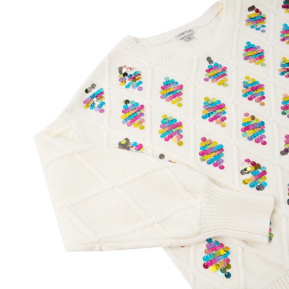 Habitual Sequin Sweater Size 7/8 - Picture 2 of 16